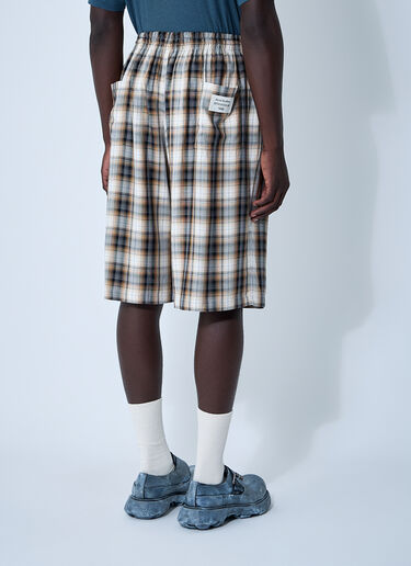 Check Shorts Acne Studios Check Shorts Beige acn0361003