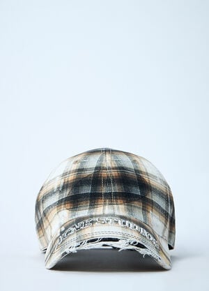 Acne Studios Logo Motif Baseball Cap Beige acn0361006