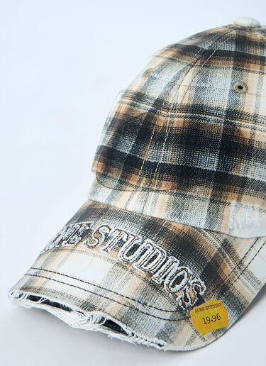 Logo Motif Baseball Cap Acne Studios Logo Motif Baseball Cap Beige acn0361006
