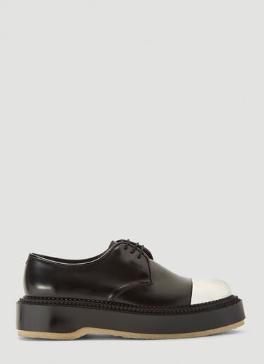 X Undercover Type 54C Metal Derby Shoes Adieu X Undercover Type 54C Metal Derby Shoes Black adv0140001