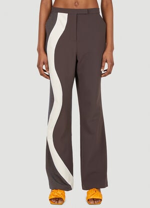 Ahluwalia Expressive Tailored Pants Brown ahl0248005