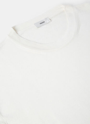 Aiezen AIEZEN Männer Feiner Strickpullover White aie0118012