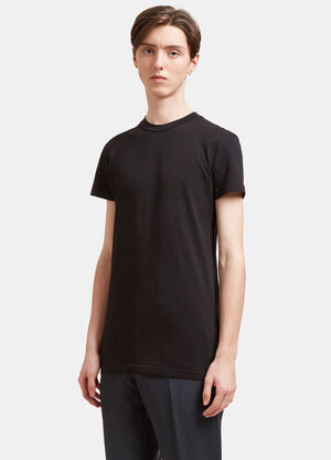 Aiezen AIEZEN Men’s ソフトコットン クルーネックTシャツ Black aie0118017
