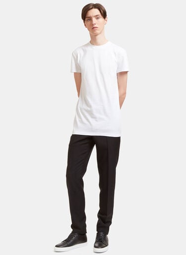 AIEZEN Men's ソフトコットン クルーネックTシャツ Aiezen AIEZEN Men's ソフトコットン クルーネックTシャツ White aie0118018