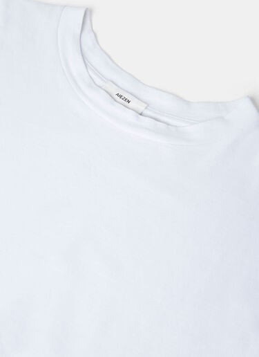 AIEZEN Men's ソフトコットン クルーネックTシャツ Aiezen AIEZEN Men's ソフトコットン クルーネックTシャツ White aie0118018