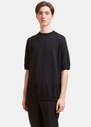 Aiezen AIEZEN Männer Kurzarm Wollpullover Black aie0118019