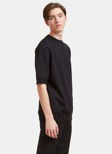 Aiezen AIEZEN pour Sweat en laine à manches courtes Black aie0118019