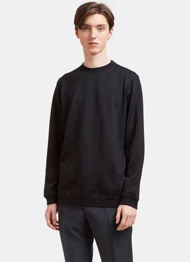 AIEZEN Men's ウールブレンド ロングスリーブ スウェットシャツ Aiezen AIEZEN Men's ウールブレンド ロングスリーブ スウェットシャツ Black aie0118020