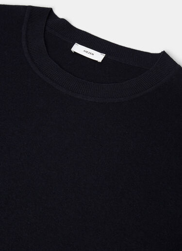 AIEZEN Men's ウールブレンド ロングスリーブ スウェットシャツ Aiezen AIEZEN Men's ウールブレンド ロングスリーブ スウェットシャツ Black aie0118020