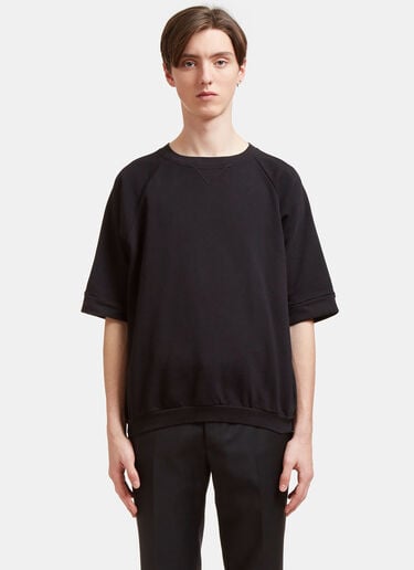 Elbow-Length Sleeved Sweatshirt Aiezen Elbow-Length Sleeved Sweatshirt Black aie0118031