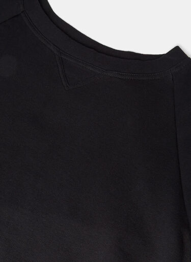 Aiezen Elbow-Length Sleeved Sweatshirt Black aie0118031