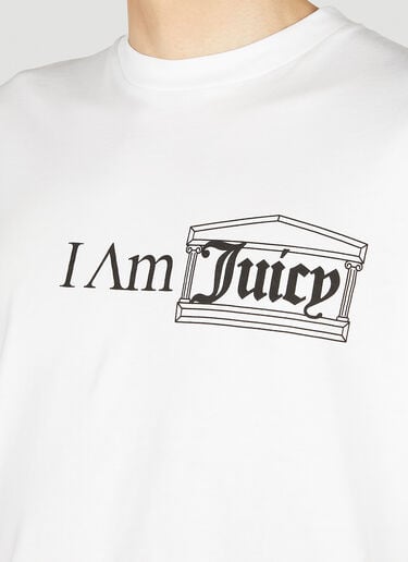 I Am Juicy T-Shirt Aries x Juicy Couture I Am Juicy T-Shirt White ajy0352009