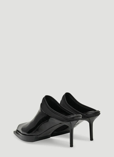 1017 ALYX 9SM Leather Heeled Mules Black aly0245027