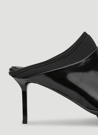 1017 ALYX 9SM Leather Heeled Mules Black aly0245027