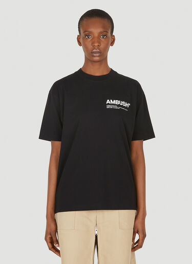 Workshop Logo T-Shirt Ambush Workshop Logo T-Shirt Black amb0248047