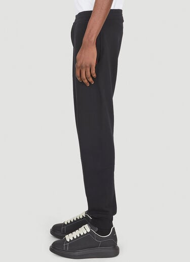 Alexander McQueen ロゴテープトラックパンツ ブラック amq0147017