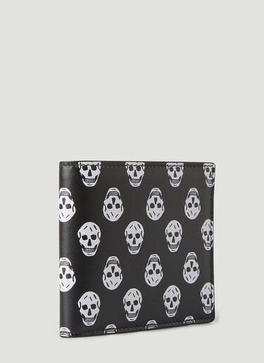 Skull Print Billfold Wallet Alexander McQueen Skull Print Billfold Wallet Black amq0148047