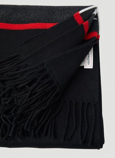 블로운 업 로그 스카프 Alexander McQueen 블로운 업 로그 스카프 블랙 amq0149063