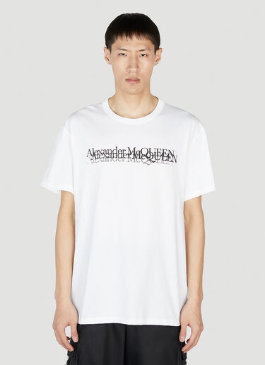 Alexander McQueen Logo Stamp T-Shirt White amq0151005