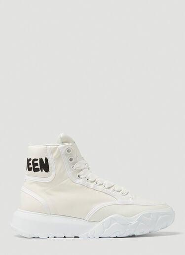 Court Graffiti High-Top Sneakers Alexander McQueen Court Graffiti High-Top Sneakers White amq0247095