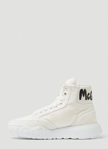Court Graffiti High-Top Sneakers Alexander McQueen Court Graffiti High-Top Sneakers White amq0247095