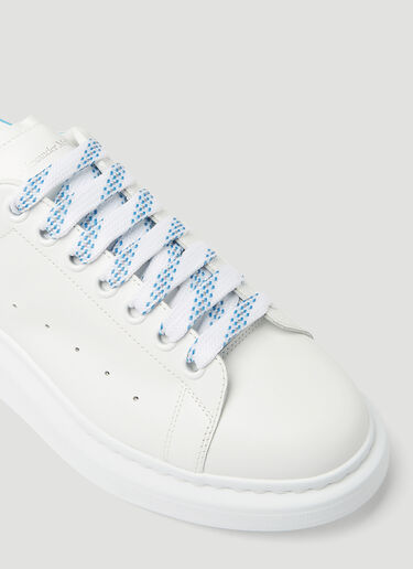 Oversized Velour Counter Sneakers Alexander McQueen Oversized Velour Counter Sneakers Blue amq0248010