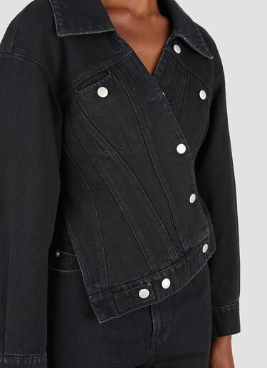 Hybrid Denim Jacket Alexander McQueen Hybrid Denim Jacket Black amq0250006