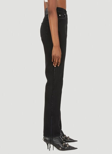 Pressed Crease Jeans Alexander McQueen Pressed Crease Jeans Black amq0250036
