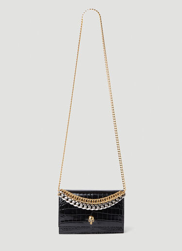 Alexander McQueen Skull 小号单肩包 黑色 amq0251005