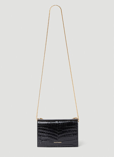 Skull 小号单肩包 Alexander McQueen Skull 小号单肩包 黑色 amq0251005
