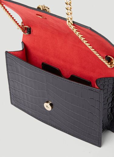 Alexander McQueen Skull 小号单肩包 黑色 amq0251005