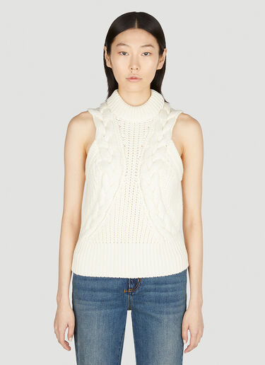 Cabel 针织背心 Alexander McQueen Cabel 针织背心 白 amq0251031
