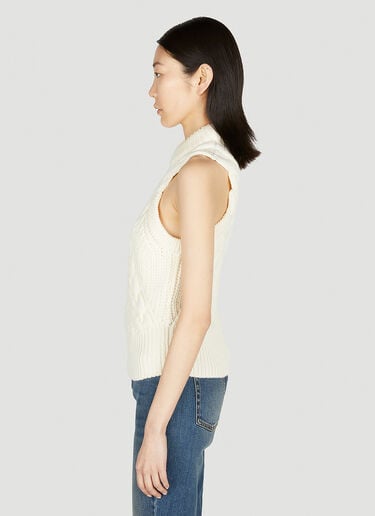 Alexander McQueen Cabel 针织背心 白 amq0251031