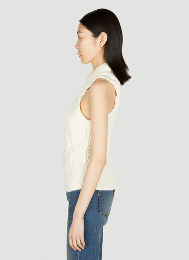 Cabel 针织背心 Alexander McQueen Cabel 针织背心 白 amq0251031