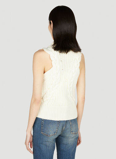 Cabel 针织背心 Alexander McQueen Cabel 针织背心 白 amq0251031