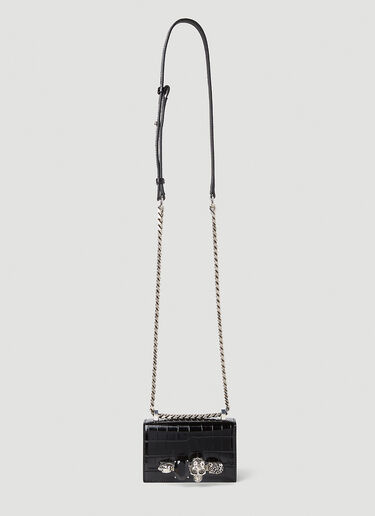 주얼드 사첼 마이크로 숄더백 Alexander McQueen 주얼드 사첼 마이크로 숄더백 블랙 amq0251032