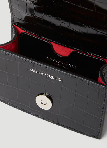 주얼드 사첼 마이크로 숄더백 Alexander McQueen 주얼드 사첼 마이크로 숄더백 블랙 amq0251032