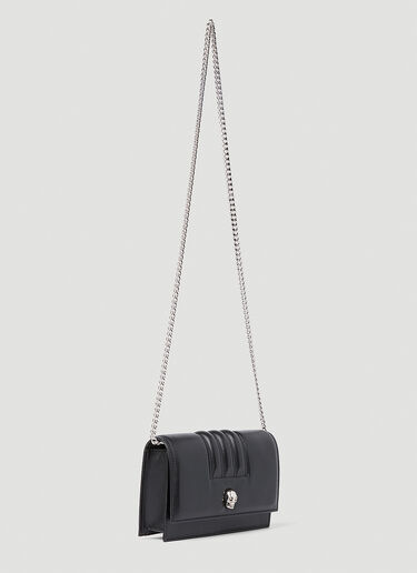 Skull 小号单肩包 Alexander McQueen Skull 小号单肩包 黑色 amq0251033