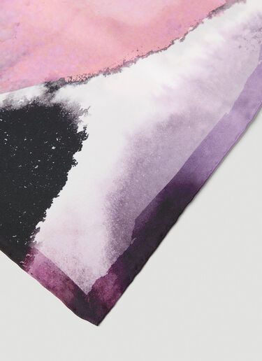 Alexander McQueen Oversized Seal Scarf Black amq0251065