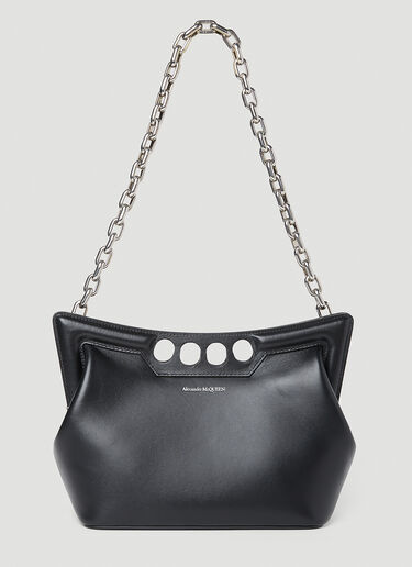 小号 Peak 单肩包 Alexander McQueen 小号 Peak 单肩包 黑色 amq0252001