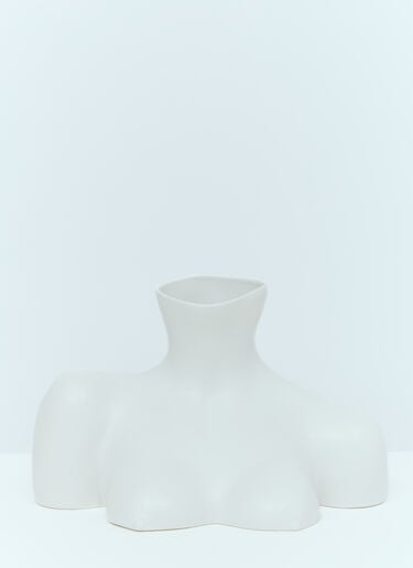 Anissa Kermiche Breast Friend Vase White ank0355003