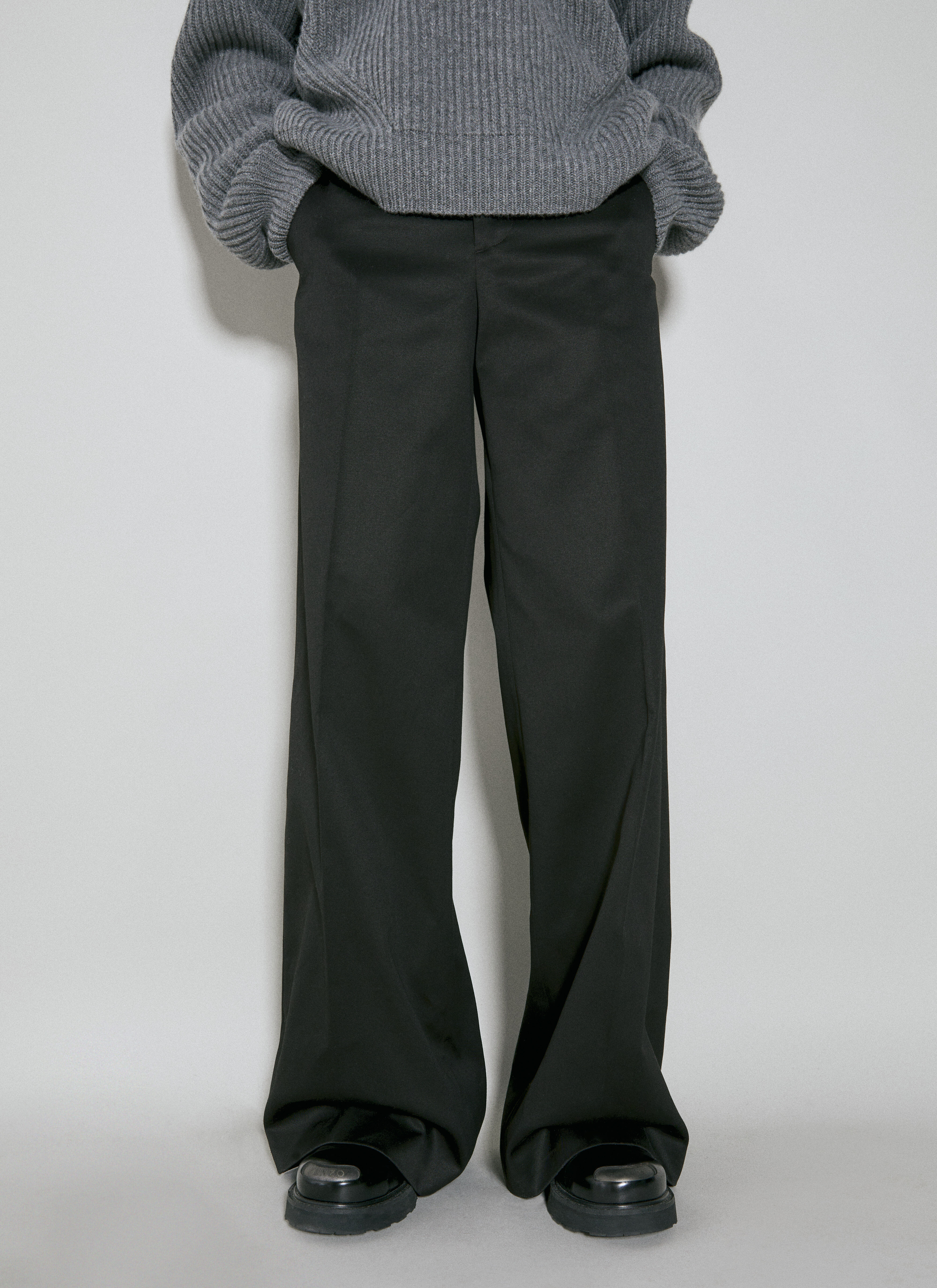 人気ランキング Demeulemeester Ann Men's' LN-CC® | Black in Pants Leg Wide Achaz パンツ