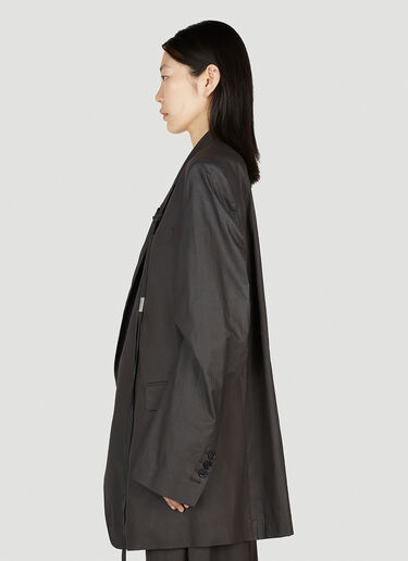 Agnes Slouchy Blazer Ann Demeulemeester Agnes Slouchy Blazer Dark Brown ann0252001