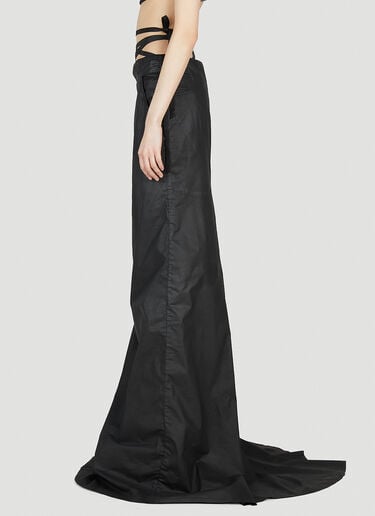Ann Demeulemeester Philomena Skirt Dark Brown ann0252003