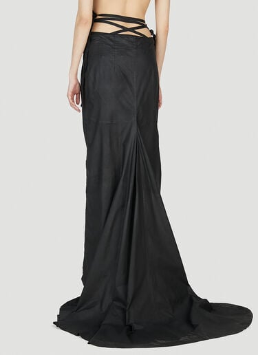 Ann Demeulemeester Philomena Skirt Dark Brown ann0252003