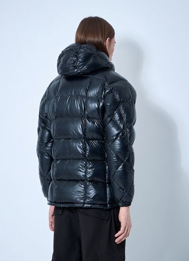 And Wander Hooded Quilted Down Jacket Black anw0149003