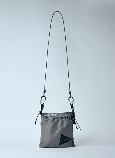 Dyneema Logo Print Shoulder Bag And Wander Dyneema Logo Print Shoulder Bag Black anw0154014