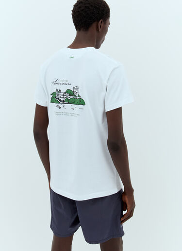 x JJJJound プリントTシャツ A.P.C. x JJJJound プリントTシャツ ホワイト apc0157019