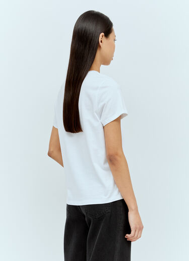 A.P.C. 로고 아플리케 티셔츠 화이트 apc0255006