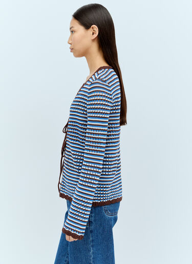 A.P.C. 크로셰 스트라이프 가디건  브라운 apc0256001
